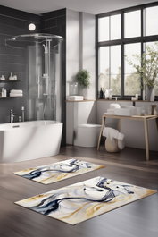 Mijölnir Juego de alfombrillas de baño CT-5419 Multicolor
